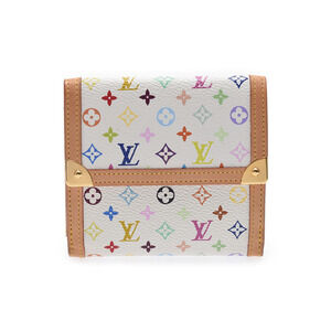 Louis Vuitton Multicolor Double Hook Wallet White